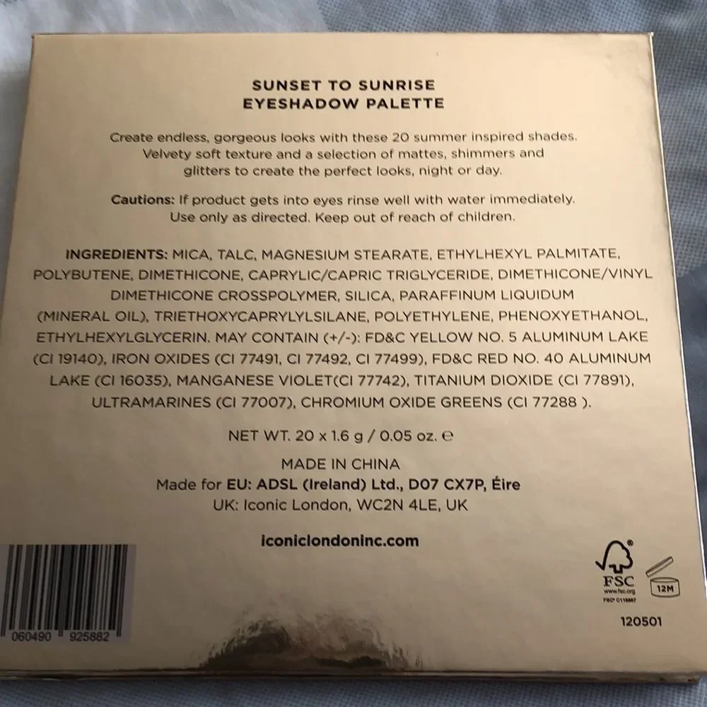 Iconic London Sunset to Sunrise Eyeshadow Palette